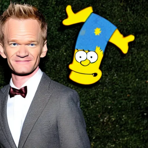 Prompt: Neil Patrick Harris as Bart Simpson