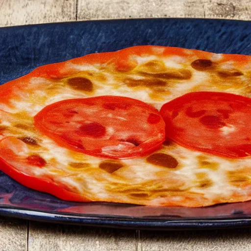 Prompt: photograph of a pepperoni toupanchi, 4K