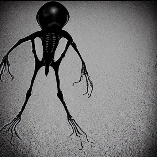 Prompt: alien real photograph