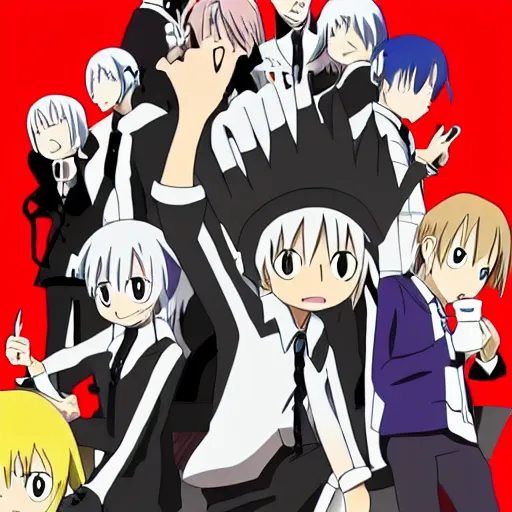 Prompt: soul eater anime