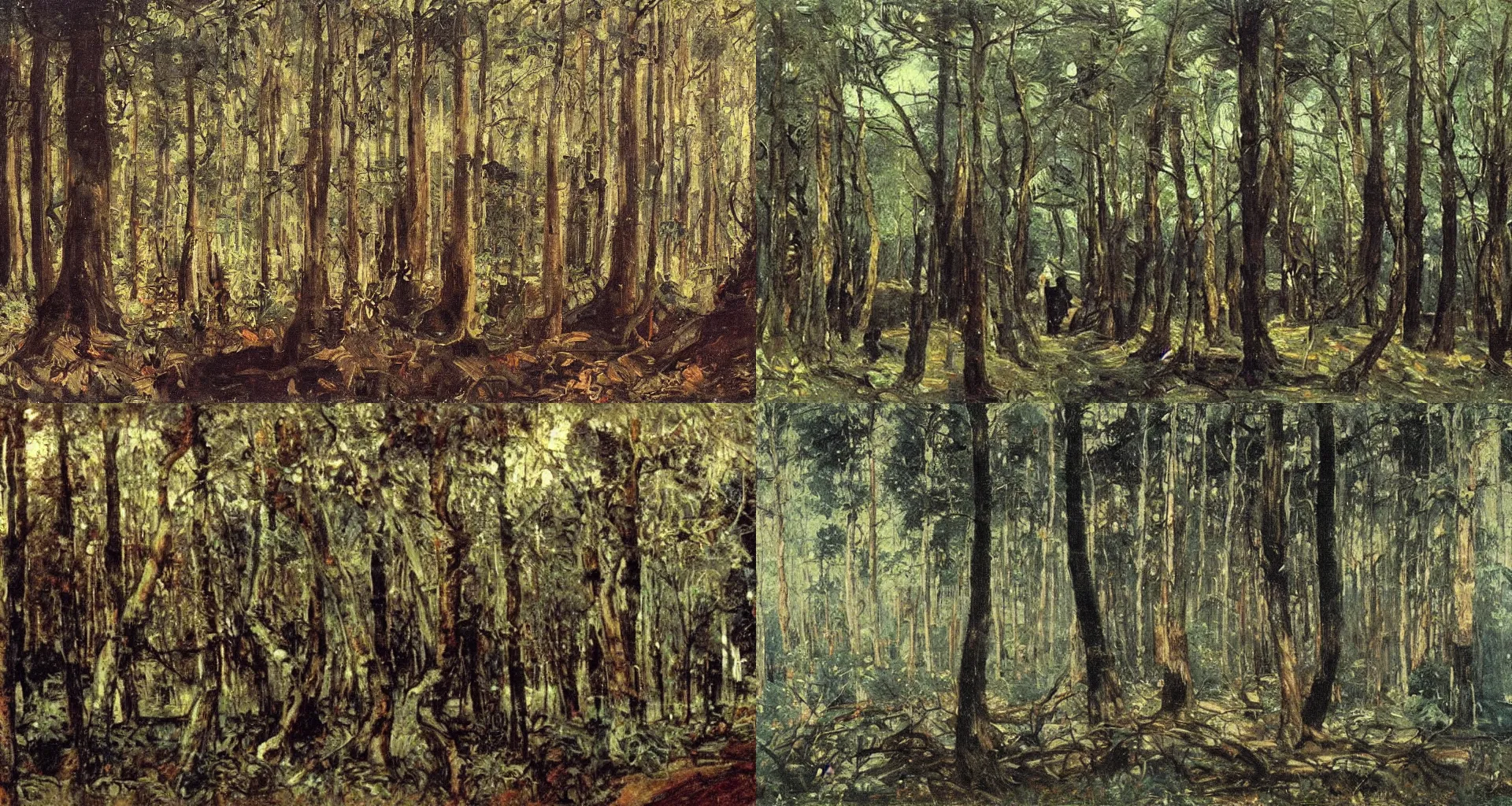 Prompt: forest, art by vasnetsov