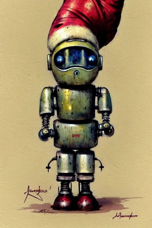 Image similar to ( ( ( ( ( 1 9 5 0 s retro robot knome. muted colors. ) ) ) ) ) by jean - baptiste monge!!!!!!!!!!!!!!!!!!!!!!!!!!!!!!