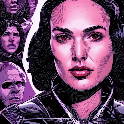 Image similar to portrait of gal gadot, by laurie greasley and james stokoe, 4 k, 8 k