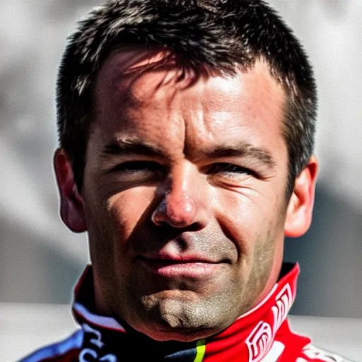 Image similar to sebastien loeb portrait