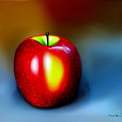 Prompt: an apple by Alexandre Le SauxPRO