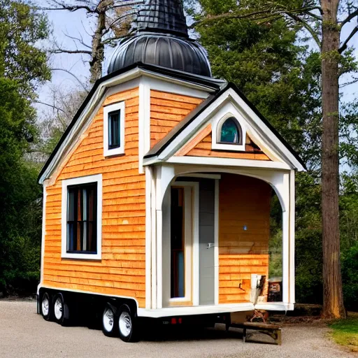 Image similar to tiny home that looks like st sophia cathedral.