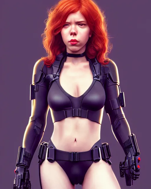Prompt: Cathy Heaven as black widow, au naturel, hyper detailed, digital art, trending in artstation, cinematic lighting, studio quality, smooth render, unreal engine 5 rendered, octane rendered, art style by klimt and nixeu and ian sprigger and wlop and krenz cushart