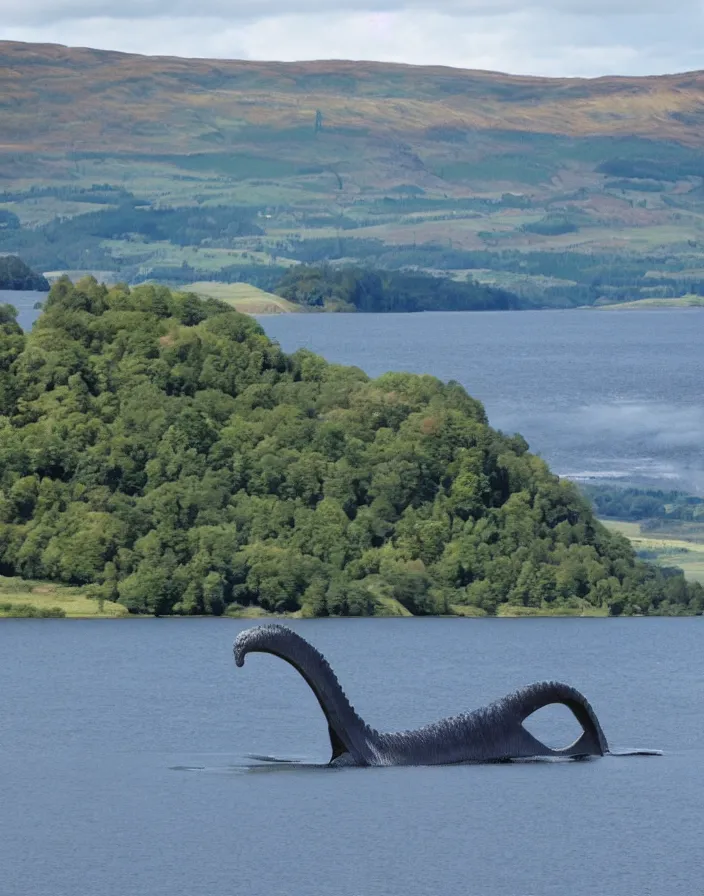 Image similar to plesiosaur loch ness in scotland