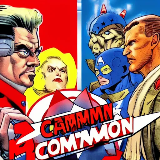 Prompt: Communist Marvel vs Capcom soviet era historical photo 4K hyper realistic