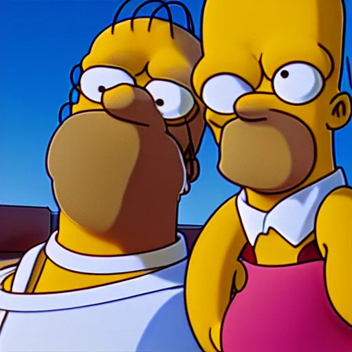 Image similar to what homer simpson would look like as a real person, octane render, realistic