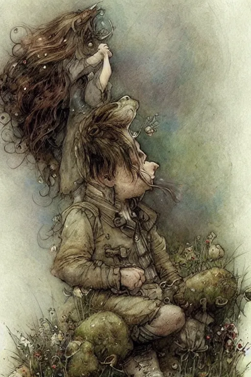 Image similar to ( ( ( ( ( hobbiton!!!!!. muted colors. ) ) ) ) ) by jean - baptiste monge!!!!!!!!!!!!!!!!!!!!!!!!!!!