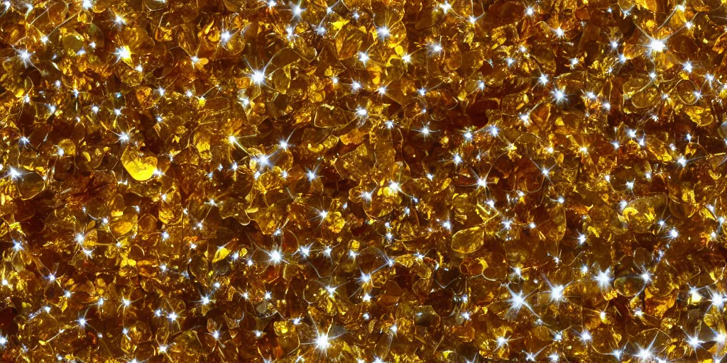 Prompt: 4k photograph of genuine citrine cluster