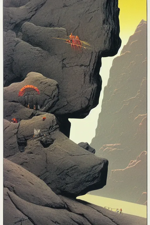Prompt: Mac Gyver (1985), retro vintage movie poster, 2D matte illustration, Beksinkski, Moebius, Frank Frazetta