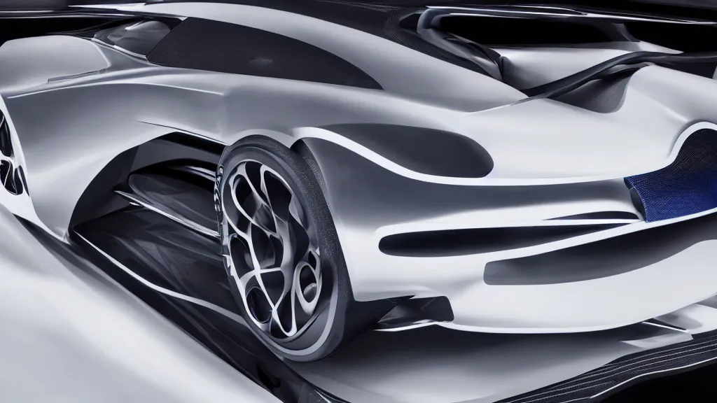 Prompt: photo of a bugatti concept car, cinematic, fine details, symmetrical, 4 k