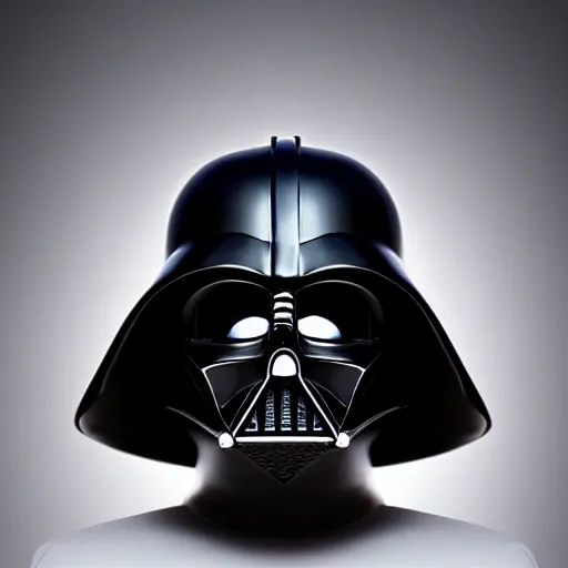 Image similar to darth vader's helmet made in the middle ages, studio photography