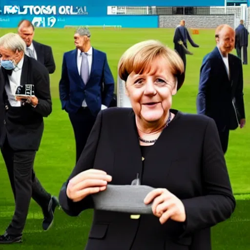 Image similar to angela merkel in fifa 1 9