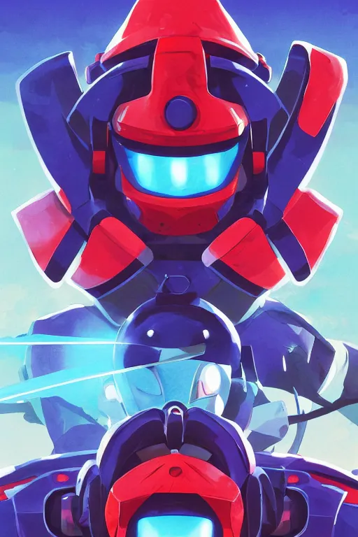 Image similar to robot ninja mask helmet megaman x zero rockman 2 0 2 2 switch game boss legacy collection fanart artsation, art gta 5 comics, behance hd by jesper ejsing, by rhads, makoto shinkai and lois van baarle, ilya kuvshinov, rossdraws global illumination ray tracing