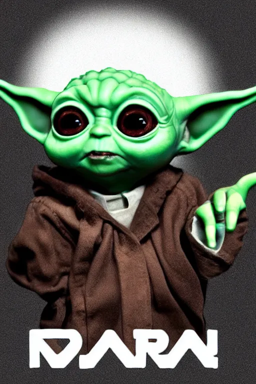 Image similar to baby yoda as a dj, illustration, highly detailed, artstation, grogu