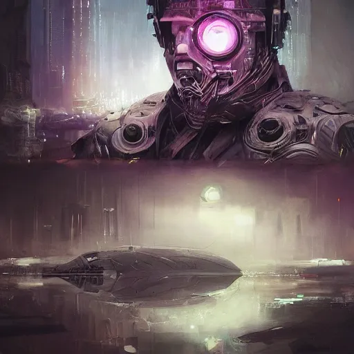 Image similar to it isn't all bad. darkness is where the stars are, set in the future 2 1 5 0, highly detailed face, very intricate, symmetrical, cinematic lighting, award - winning epic painting, painted by mandy jurgens, pan futurism, dystopian, bold colors, dark vibes, cyberpunk, groovy vibe, wispy smoke, anime aesthetic, featured on artstation