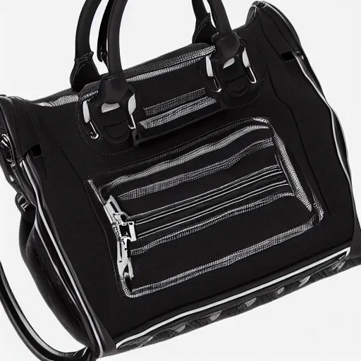 Image similar to Balenciaga cybernetic accessories