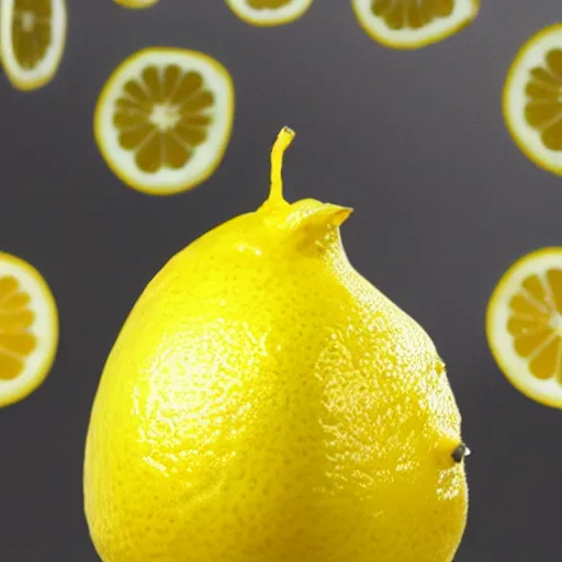 Prompt: a kiwi disguised as a lemon, hd, 8k, trensing