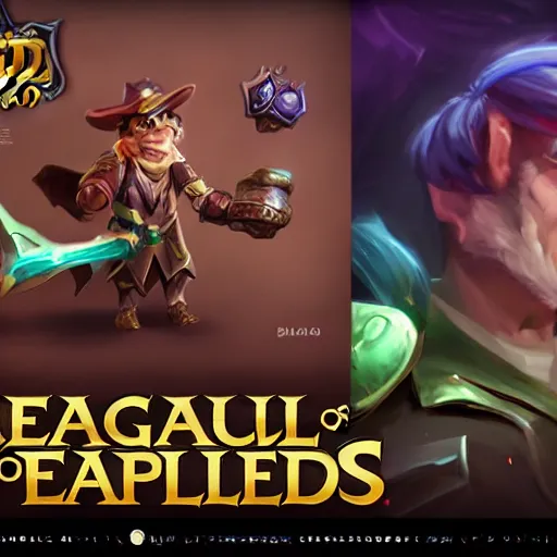 Image similar to saul goodman as a champion in league of legends, character design, champion showcase, screenshot, riot games, artstation