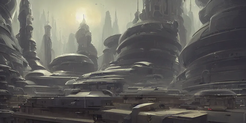 Prompt: one thousand aligned cryogenic pods, symmetrical, futuristic decoration, sci-fi, cryogenic pods, many cryogenic pods, wide shot, matte painting, oil painting, dark sci-fi, by Sergey Kolesov, Tristan Eaton, James Gurney, greg rutkowski.