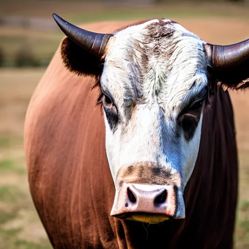Prompt: studio photograph of a bull!!!! standing in a farmyard, sharp focus, good lighting, natural lighting, hd, 8 k