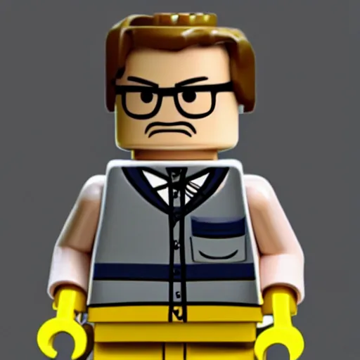 Image similar to walter white as a lego