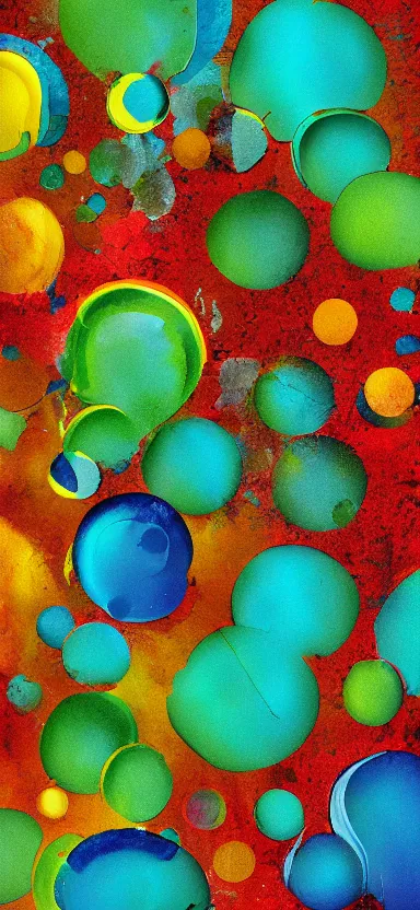 Image similar to “ smooth blobs of paint background, award winning, digital art ”