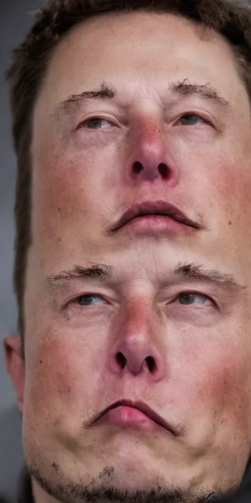 Image similar to elon musk crying in a dark cave, warm lighting, sony 5 0 mm lens