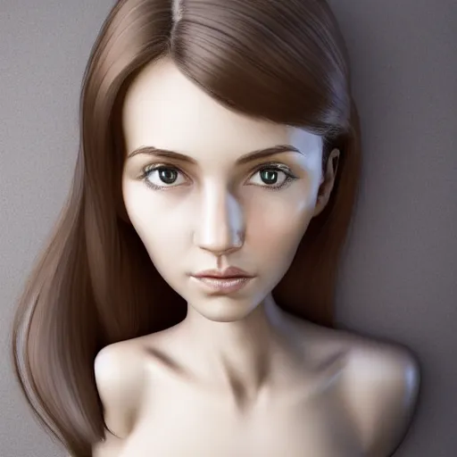 Prompt: Perfectly centered cute young woman, photorealistic, hyperdetailed, lifelike