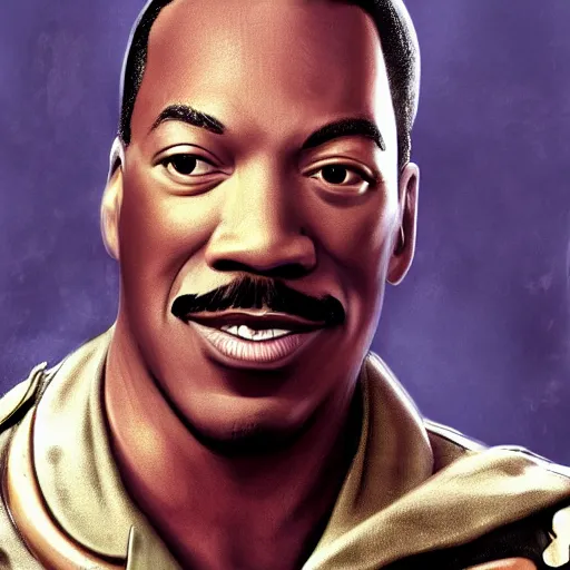 Prompt: Eddie Murphy as a navy SEAL, high resolution fantasy concept art, intricate details, soft lighting