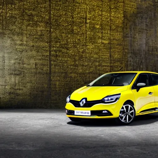 Image similar to Robert Lewandowski in Renault Clio