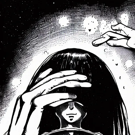 Image similar to a powerful psychic man emitting psychic powers, by innio asano,