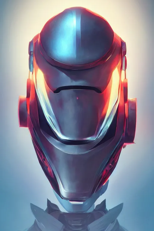 Image similar to epic mask helmet robot ninja portrait stylized as fornite style game design fanart by concept artist gervasio canda, behance hd by jesper ejsing, by rhads, makoto shinkai and lois van baarle, ilya kuvshinov, rossdraws global illumination radiating a glowing aura global illumination ray tracing hdr render in unreal engine 5