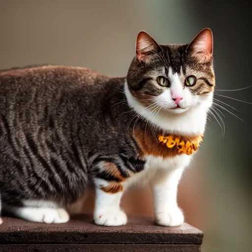 Prompt: smiley cat, EOS-1D, f/1.4, ISO 200, 1/160s, 8K, RAW, unedited, symmetrical balance, in-frame