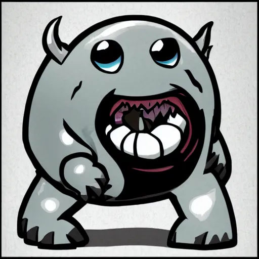 Image similar to realistic monstro from binding of isaac game