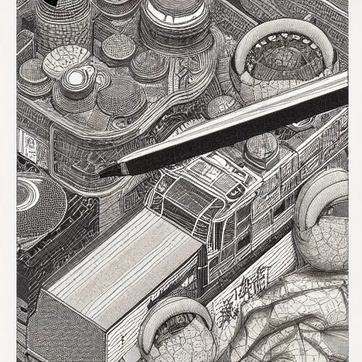 Image similar to 8 k 3 d capture scan of japanese package, high textured, conceptual, intricate detailed painting, illustration sharp detail, manga 1 9 9 0