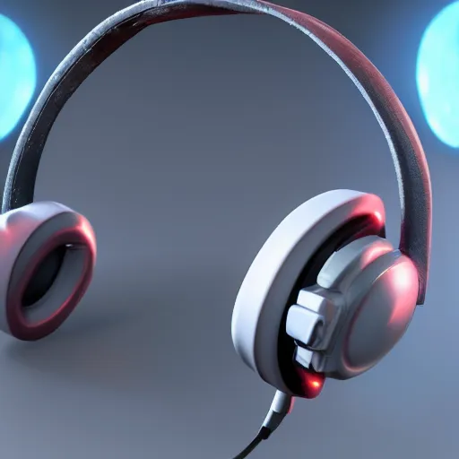 Image similar to futuristic cyberpunk headphones, aesthetic, octane render, 8 k, award winning, realistic