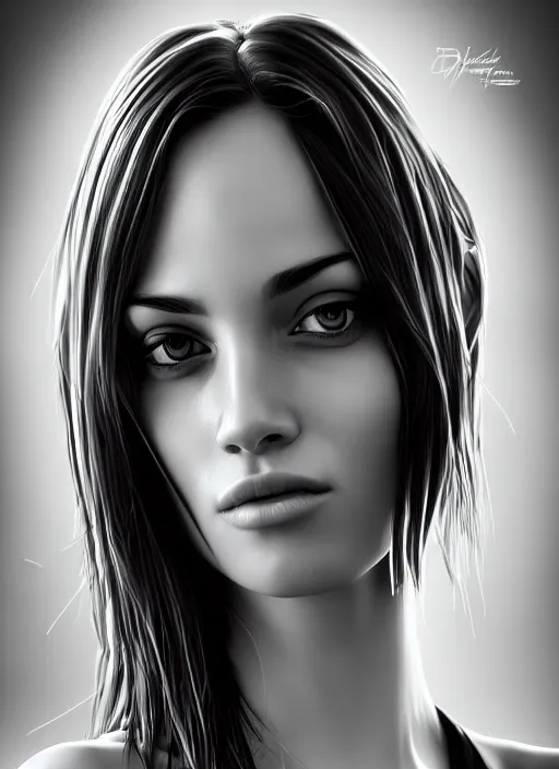 Prompt: up close portrait of a beautiful woman in black and white, photorealistic, upper body, art by diego fazio and diegoKoi and artgerm, concept art, hyper sharp focus, 8k highly detailed