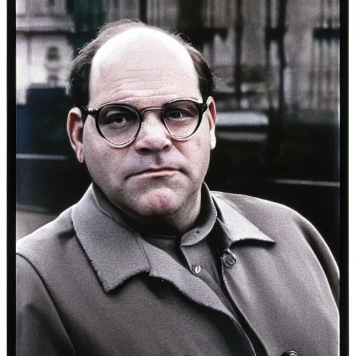Image similar to photo of george costanza as a soviet leader, 3 5 mm film, by steve mccurry