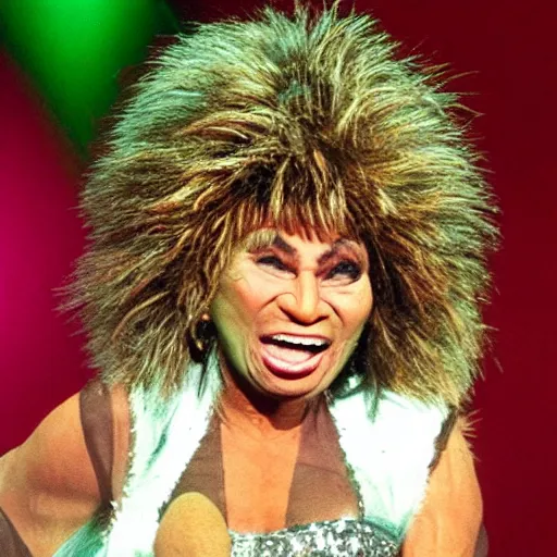 Prompt: tina turner as a turnip