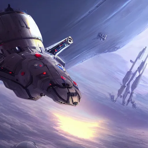 Prompt: space ship sci-fi colony ship epic artstation detailed mrrmnrhmnn