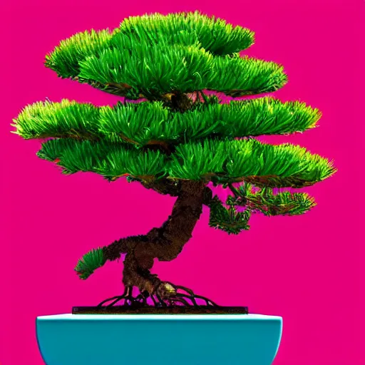 Image similar to bonsai palm! tree but minimalistic concept art by frank stella gilleard james whalen tom, colorful, soft light, trending on artstation, minimalism