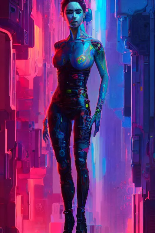 Emilia Clarke wearing a Colorful Cyberpunk Outfit, | Stable Diffusion ...