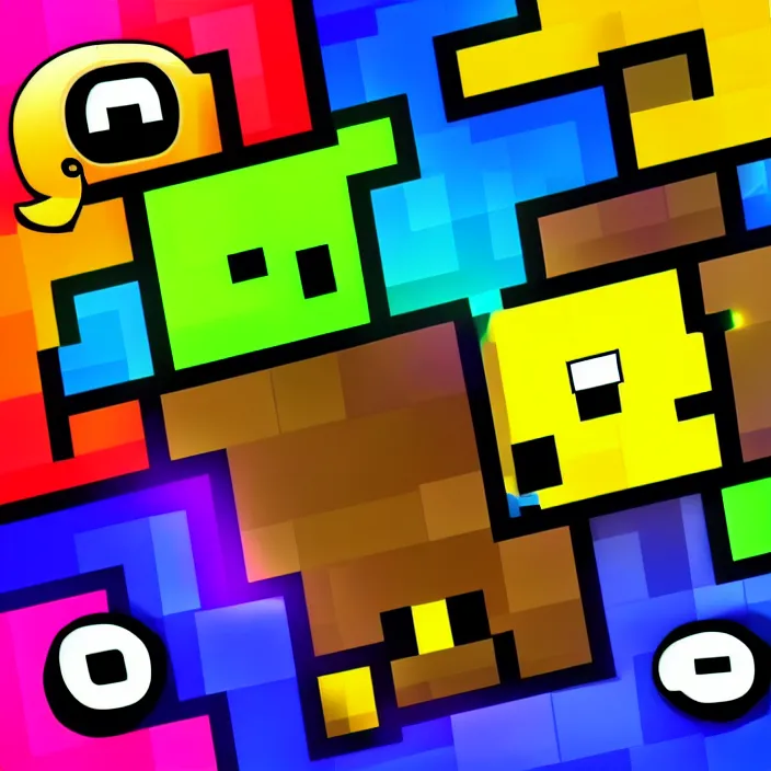 Prompt: Geometry Dash