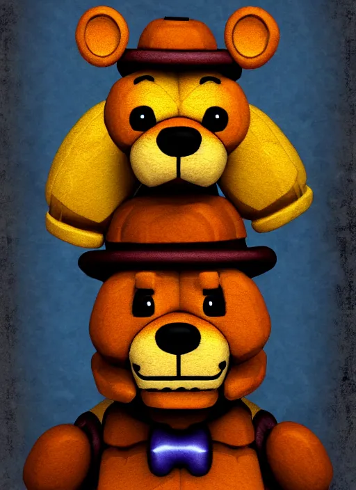 Image similar to portrait of freddy fazbear