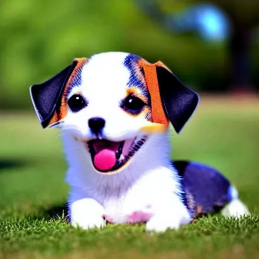 Image similar to Kawaii cute dog