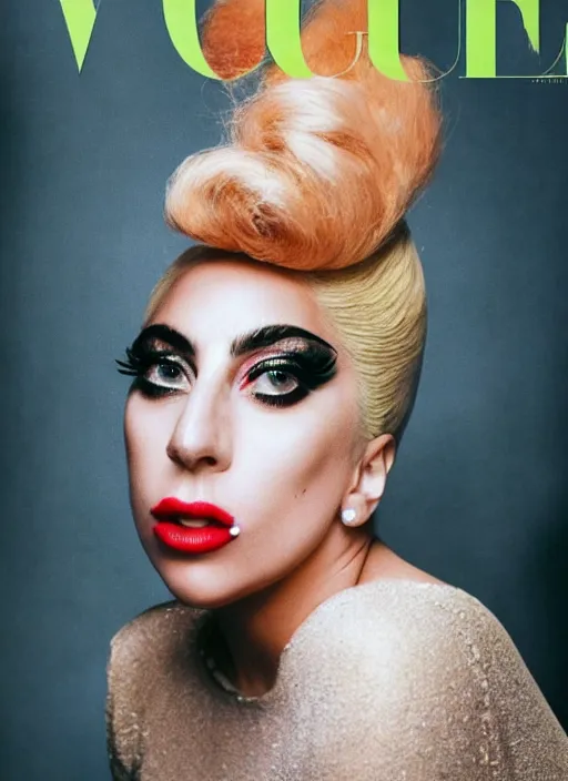 Image similar to lady gaga in a 1 9 6 0 s themed photoshoot, nick knight, annie leibovitz, posing, style, vogue magazine, highly realistic. high resolution. highly detailed. dramatic. 8 k. 4 k.